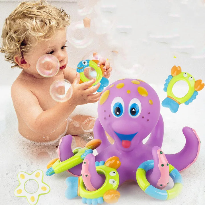 Baby Bath Toy Shower Cartoon Animal Octopus For Kid Crawling Beach Toddler Bathtub Bathroom Swimming Pool Play Water