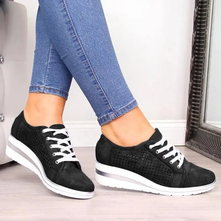 Breathable Platform Sneakers