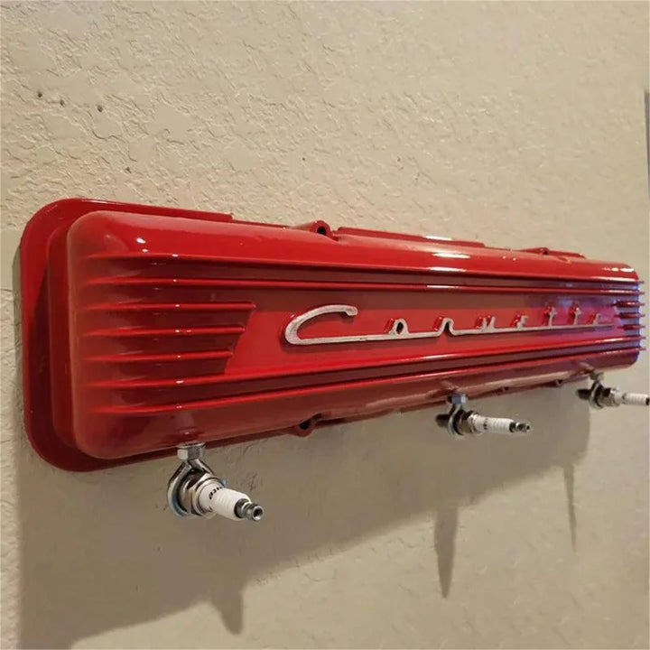 Vintage Script Bonnet Wall Rack